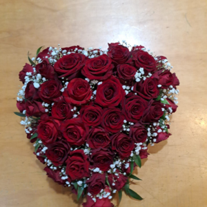 Cuore rose rosse